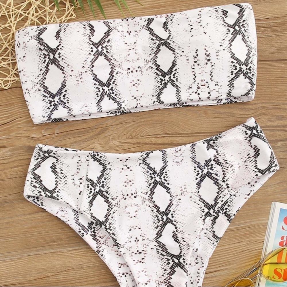 shein snakeskin bikini!!